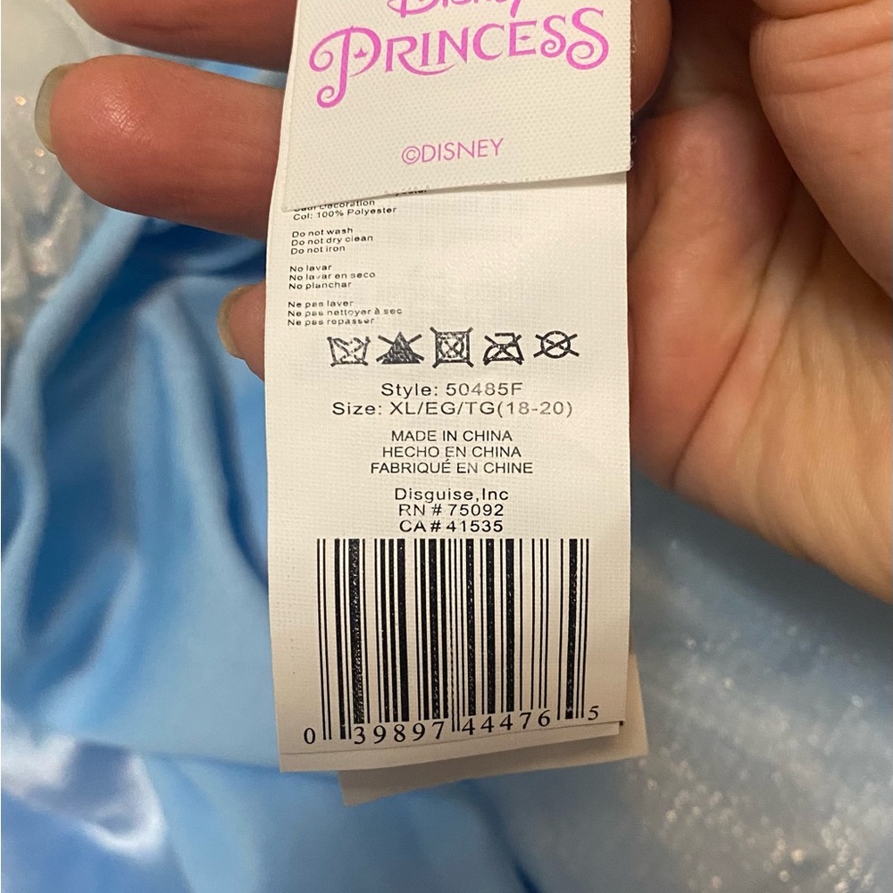 Disney Cinderella Princess Light Blue Dress - Picture 6 of 10